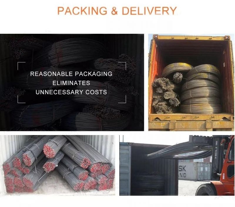 Deformed Steel Bar HRB500 Rebar Iron Rods for Construction Steel Deformed Rebar Steel Reinforcement