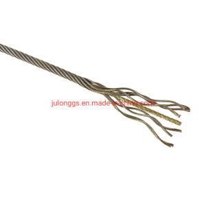 100% New High Quality Elevator Steel Wire Rope 8X19s+Iwrc 6.5mm