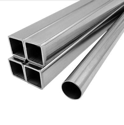 High Quality AISI 201 304 316 Rectangular Hairline Hollow Stainless Steel Square Pipe/Tube