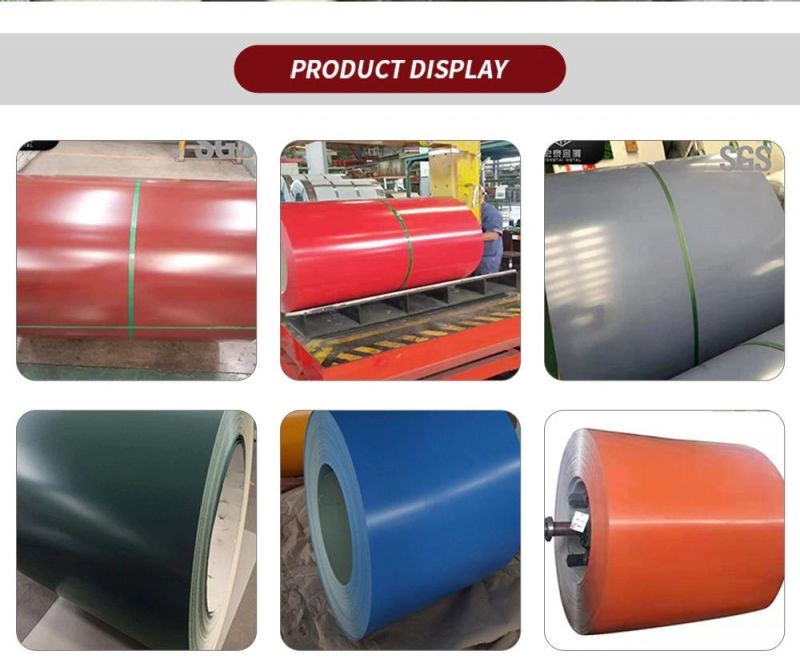 Hot Sale Colour Blue Red Coated Prepainted Coil PPGI