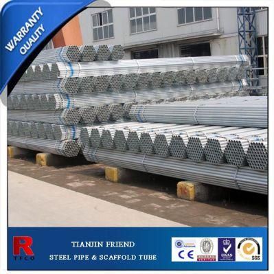 China Promotional Products Hot DIP Galvanized Round Steel Pipe and Tube / Scaffolding Pipe