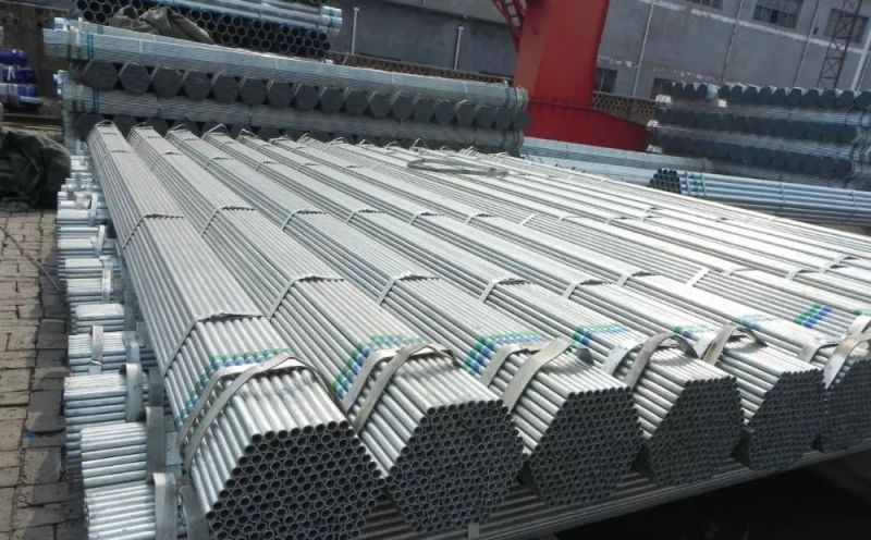 Grade Q195-Q235 Pre Galvanized Round Steel Pipe, Pre Galvanized Round Steel Tube