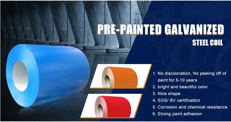 Prime Quality PPGI Steel Coil Manufacturer 0.12-4.0mm PPGI PPGL Color Coated Sheet Plate Prepainted Galvanized PPGI Steel Coil