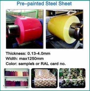Color Coated Galvanized Metal Sheet / Pre-Painted Galvanized Steel Sheet
