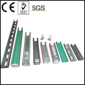 Building Material Steel Structure Perforated Strut C Channel, Unistrut Channel