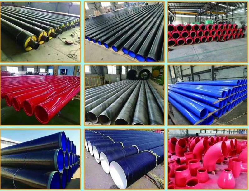 Epoxy Coated ASTM A53 Gr. B Seamless ERW LSAW Pipe