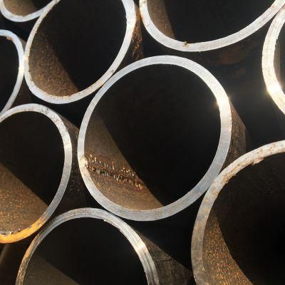 ASTM A53 API 5L BS1387 ERW Black Steel Pipes with Anti-Rusted Oil