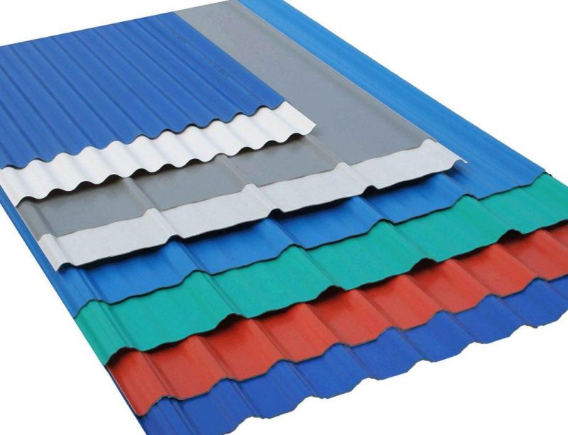 Cheap Corrugated Roofing Metal Steel Color Coated Roof Sheet From China