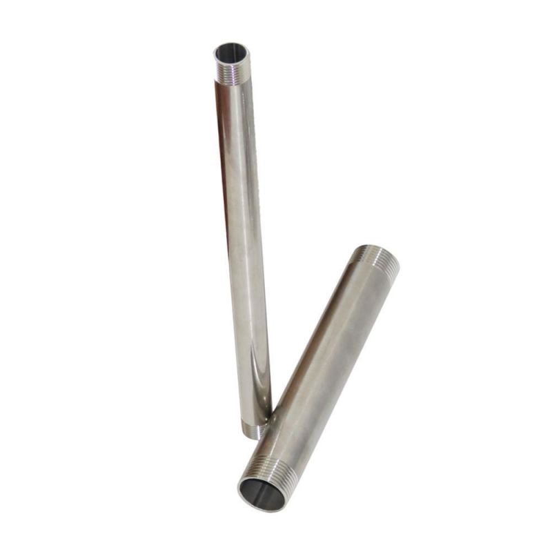 Stainless Steel 1/2 Inch Male Thread Connector Pipe 5/6/8/10/15/20/30cm Shower Rod Extension Tube Water Pipe Adapter