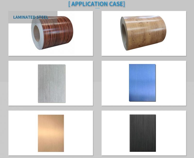 Wood Grain Laminated Steel Plate for Indoor Furniture