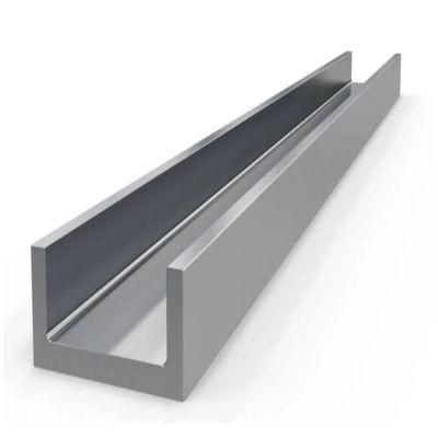 Stainless Steel U-Channels for Glass Building and Construction