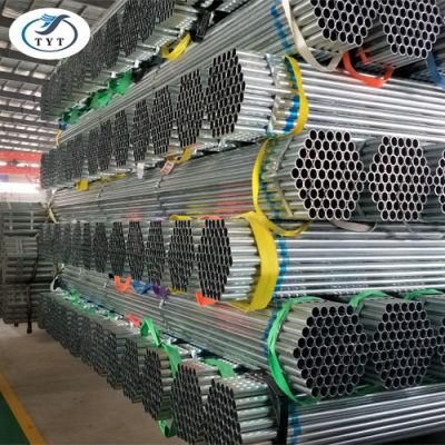BS 1387 Hot Dipped Galvanized Pipe Factory in Tianjin China