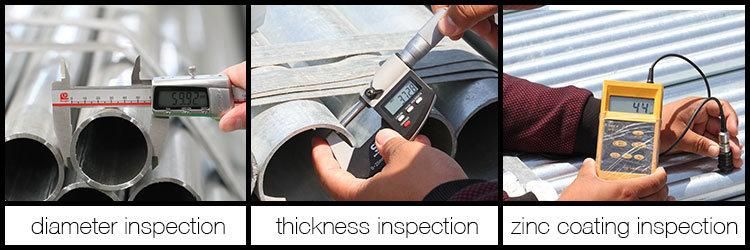 76mm Hot DIP Galvanized Mild Steel Pipe