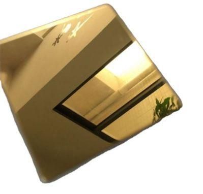 Colored Sheets Color Coated 201 304 Golden Stainless Steel Sheet