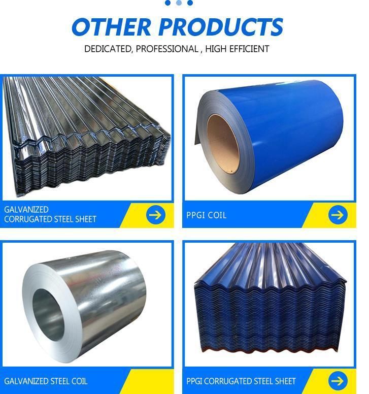 Building Materials High Quality Ral9010/9016/9011/5005 Color Coated PPGI Steel Coils