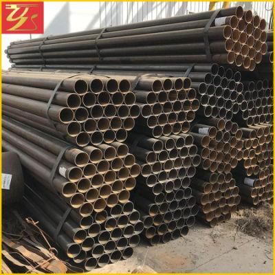 Hollow Section ERW Steel Pipe Welded Black Steel Pipe Carbon Round Tube