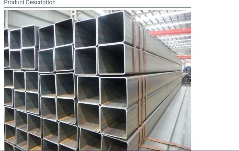 1 Inch to 4 Inch Galvanized Steel Pipe Price Carbon Steel Galvanized Square Pipe