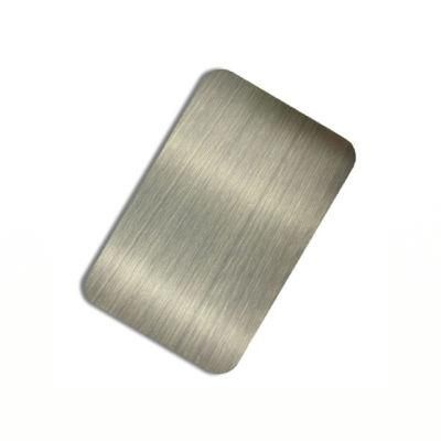 Factory Outlet 3mm Thick Hl #4 Brushed Surface Finish Ss 304 304L 316 316L Brushed Ss Sheet Steel Sheets for Decoration