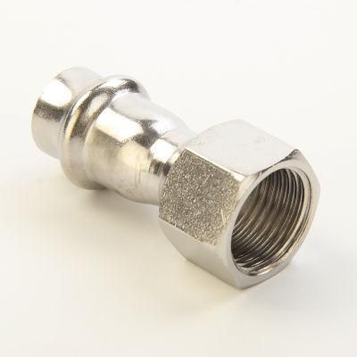 V Type Press Stainless Steel Fitting-Female Straight