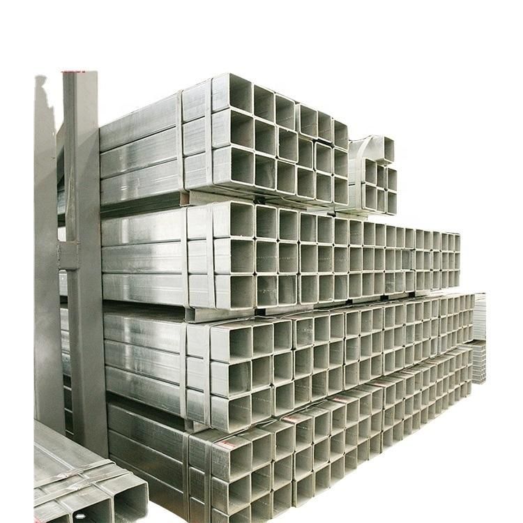 Profiles Sizes Tubular 1020 Weight Hollow Section Mild Galvanized Steel Square Tube