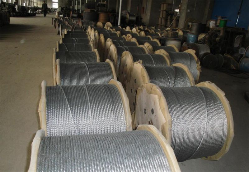 Factory Direct Selling High Tensile Strength Hot DIP Galvanized Stainless Steel Aircraft Cable