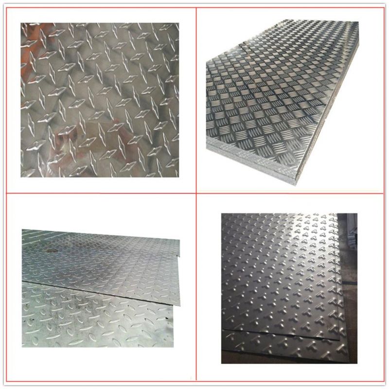 ASTM A36 Mild Steel Galvanized Checkered Tread Plate