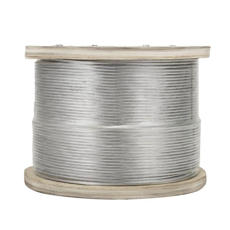 1.4401/1.4301 Stainless Steel Wire Rope, T/S 1570-1960n/mm²