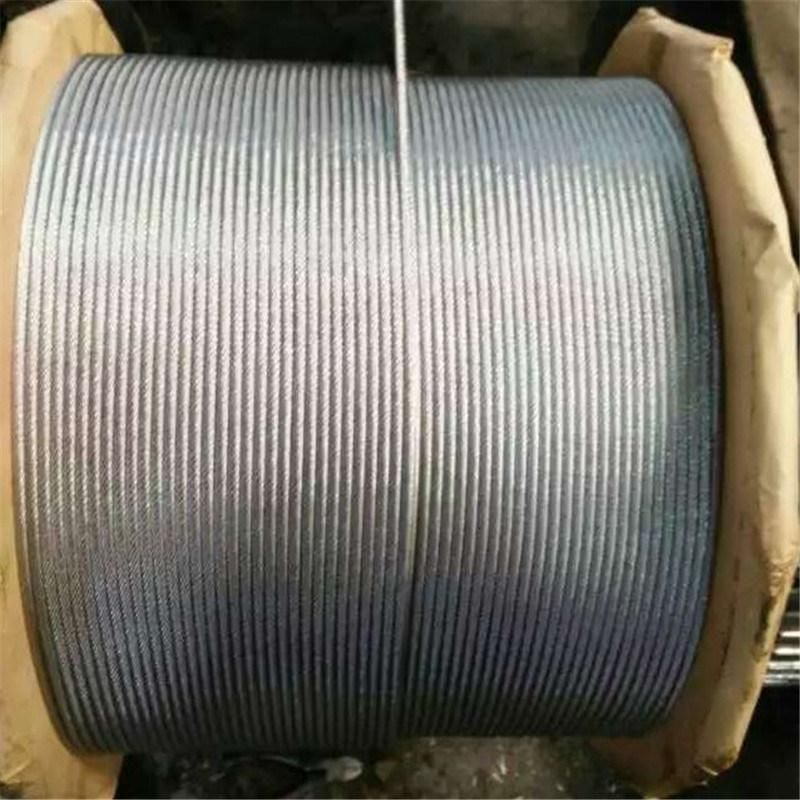 Galvanized and Ungalvanized Steel Wire Rope 6*12