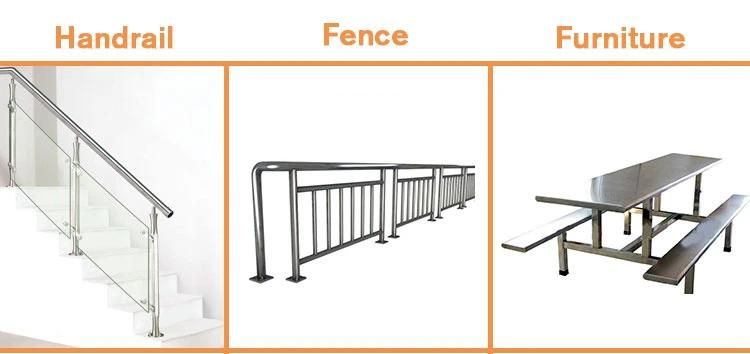Stainless Steel Handrail Hollow Square Tube