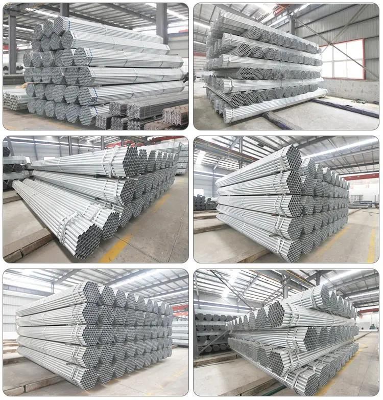 48mm Gi Pipe Q195-Q345 Pre Galvanised Steel Pipe for Scaffolding