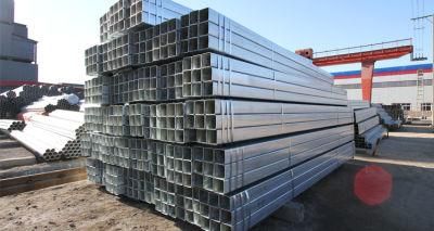 Galvanized Rectangular Pipe Cold Rolled Pre Galvanized Welded Square / Rectangular Steel Pipe/Tube/Hollow Section