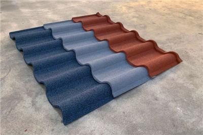 Colorful Stone Sand Coated Metal Roofing Tiles for Buildings