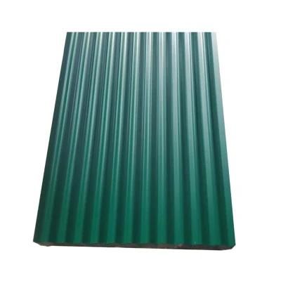 Color Coated Galvanized Corrugated Steel Sheet Prepainted Corrugated Roofing Plate for Workshop