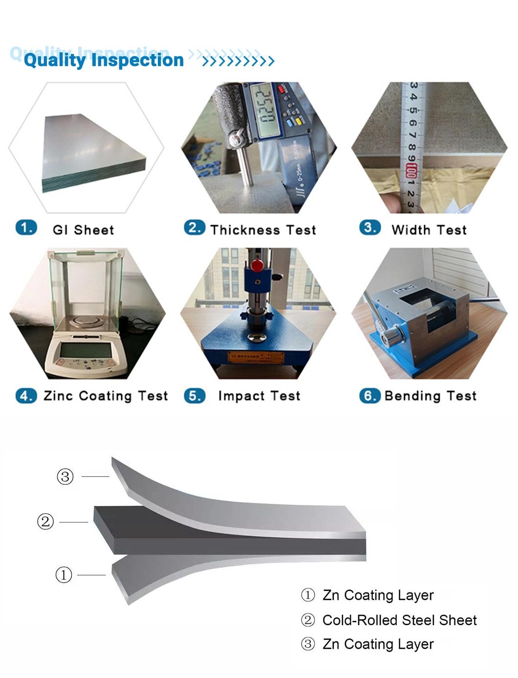 High Quality Galvanized Steel Sheet Zinc Coating Zinc Plate