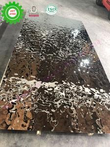 Cold Rolled Water Ripple Sheet Mirror Stainless Steel Sheet