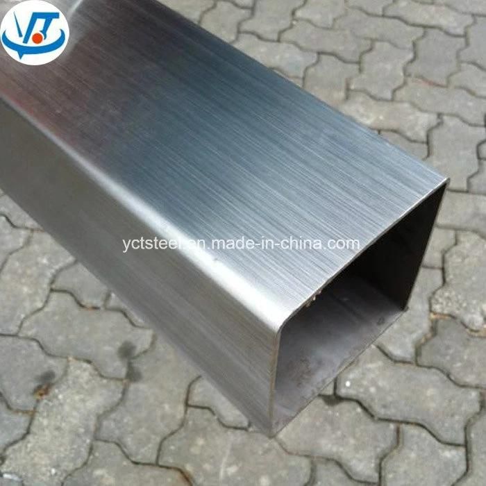 202 201 304 316 321 Stainless Steel Pipe Square and Rectangular Shape Hollow Steel Tube