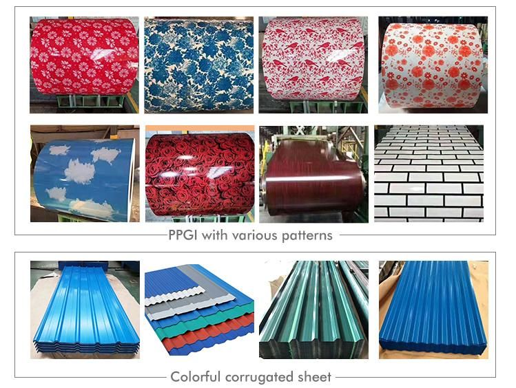 Corrugated Metal Colorful Sheet Wall Curving Roofing Tile PPGI Color Metal Roof Steel Plate Steel Sheet