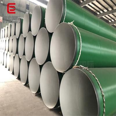 Tianjin Supplier Q235B Q345b Spiral Welded Pipe Manufacturer SSAW Welded Penstock