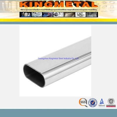 304 Welded Oval Stainless Steel Tube for Decoration