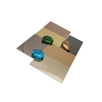 Wholesale Price Antique Brass Ti Color Coating 2b Ba Vibration Decoration 4X8 Inox Austenitic Stainless Steel Sheet