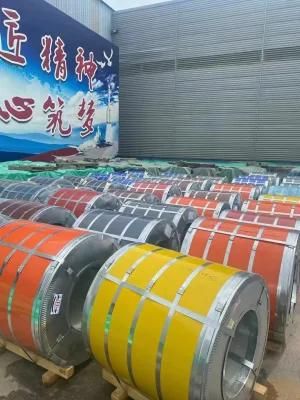 Pre Galvanized Color Coated Steel PPGI Slit Coils Strips for Roofing Sheets