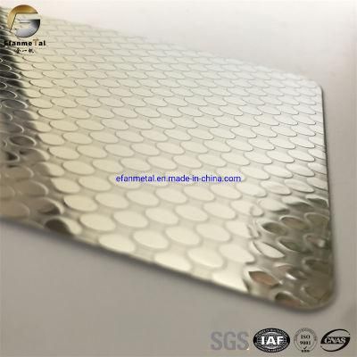 Ef221 Original Factory Sample Free Kitchenware Panel 304 Silver Coil Stamped Stainless Steel Sheets