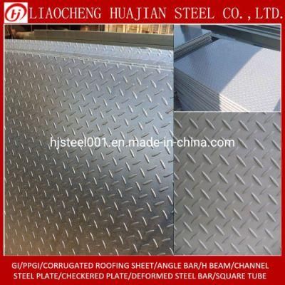 A36 Hr Metal Carbon Mild Steel Anti-Skid Pattern Chequered Checkered Plate From Lai Steel