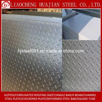 A36 Hr Metal Carbon Mild Steel Anti-Skid Pattern Chequered Checkered Plate From Lai Steel