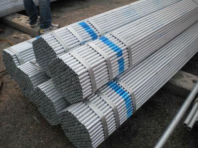 Tianjin Factory High Quality Threading Galvanized Steel Pipes and Tubes with Couplers for Sale