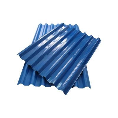 Aluminium Zinc 0.8mm Long Life Roofing Blue Corrugated Board