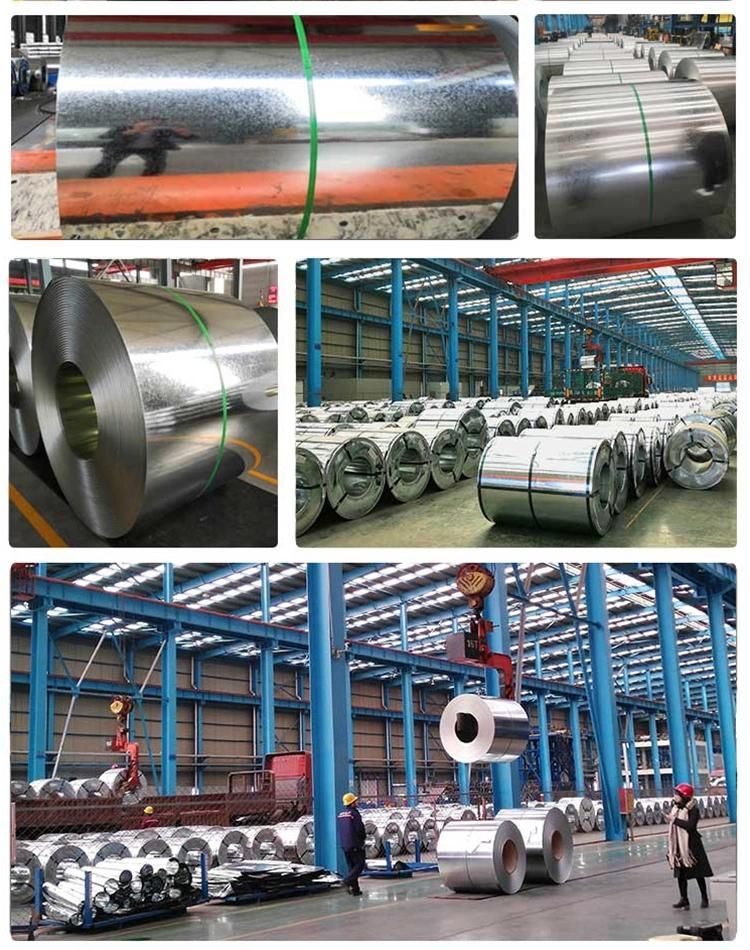 Dx51d Dx52D Dx53D Dx54D Dx55D Z40 Z100 Z180 Z275 Z350 Hot DIP Galvanized Steel Coil