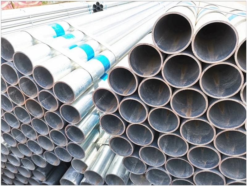 ERW Carbon Steel Pipe Scaffolding Steel Pipes Greenhouse Galvanized Steel Pipes