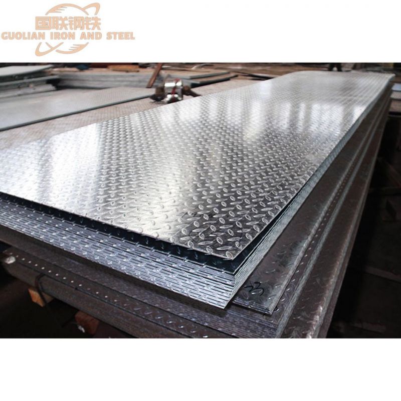Price of Checkered Plate ASTM A36 Steel Equivalent A283 Gr. C Checkered Steel Plate Size 3-12 mm Thickness