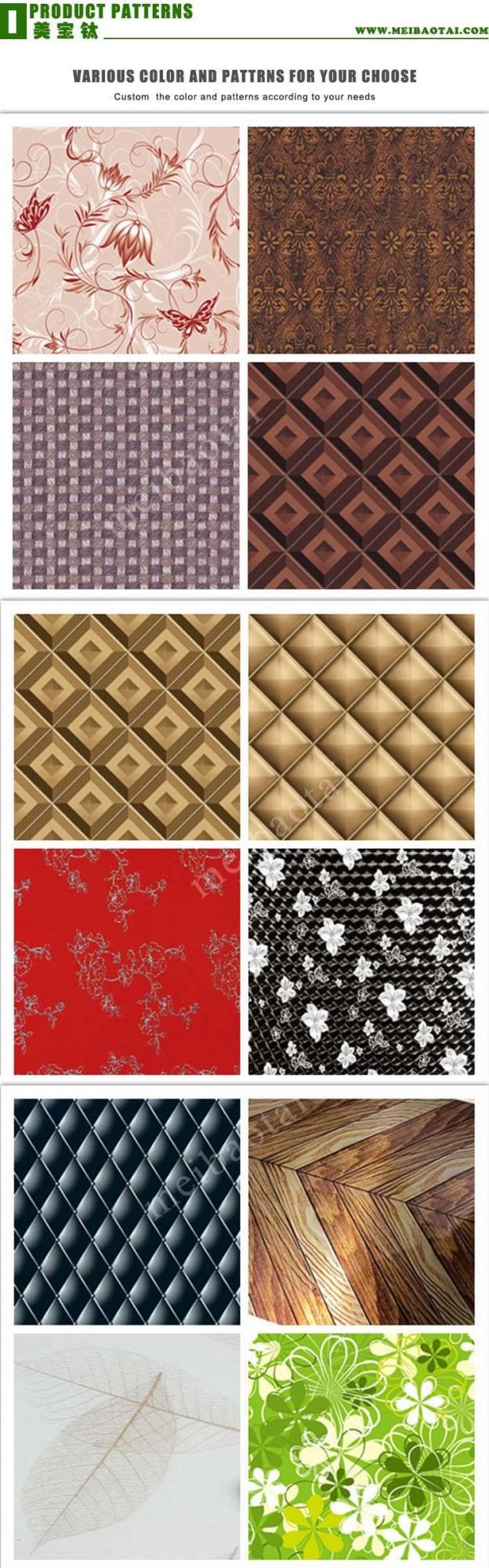 Lamination Wooden Grain Pattern Antique Stainless Steel Plate with Laser Film Philippines